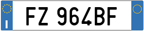 Truck License Plate